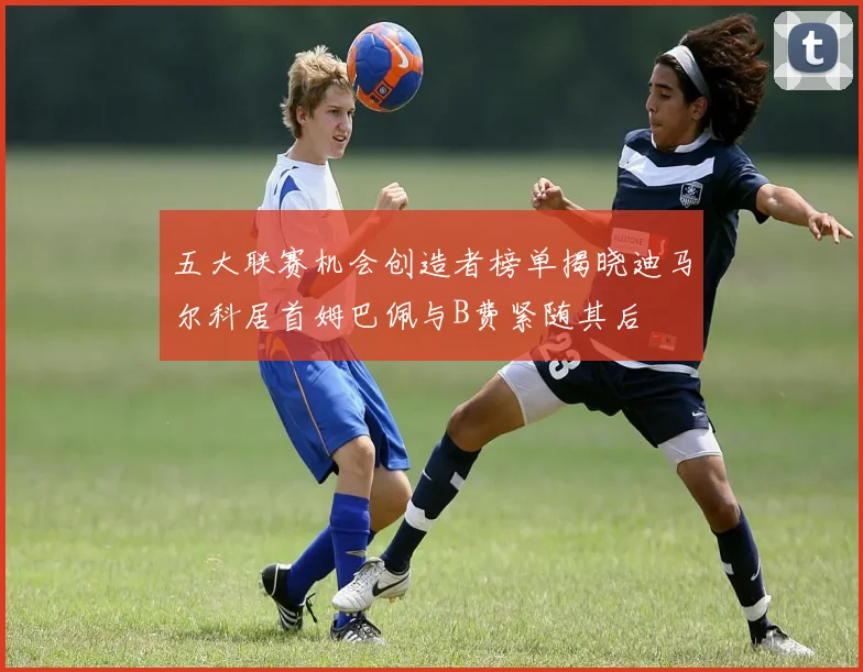 五大联赛机会创造者榜单揭晓迪马尔科居首姆巴佩与B费紧随其后